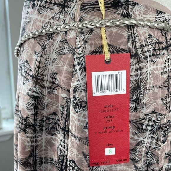 NWT Tapemeasure Midi Skirt Size 8 - Picture 7 of 9